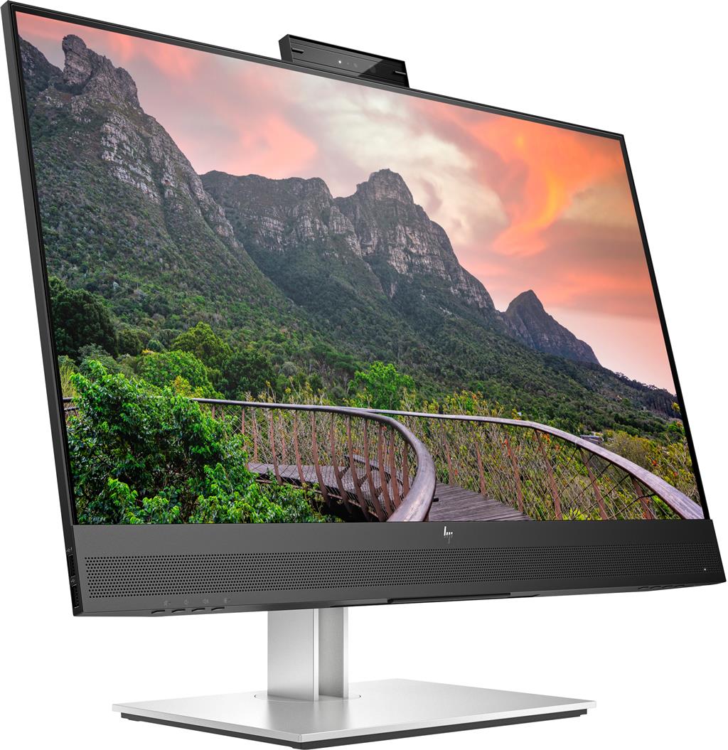 HP E27m G4 QHD USB-C Conferencing Monitor 68.6 cm (27") 2560 x 1440 pixels Quad HD LCD 5 ms Black Silver - image 4