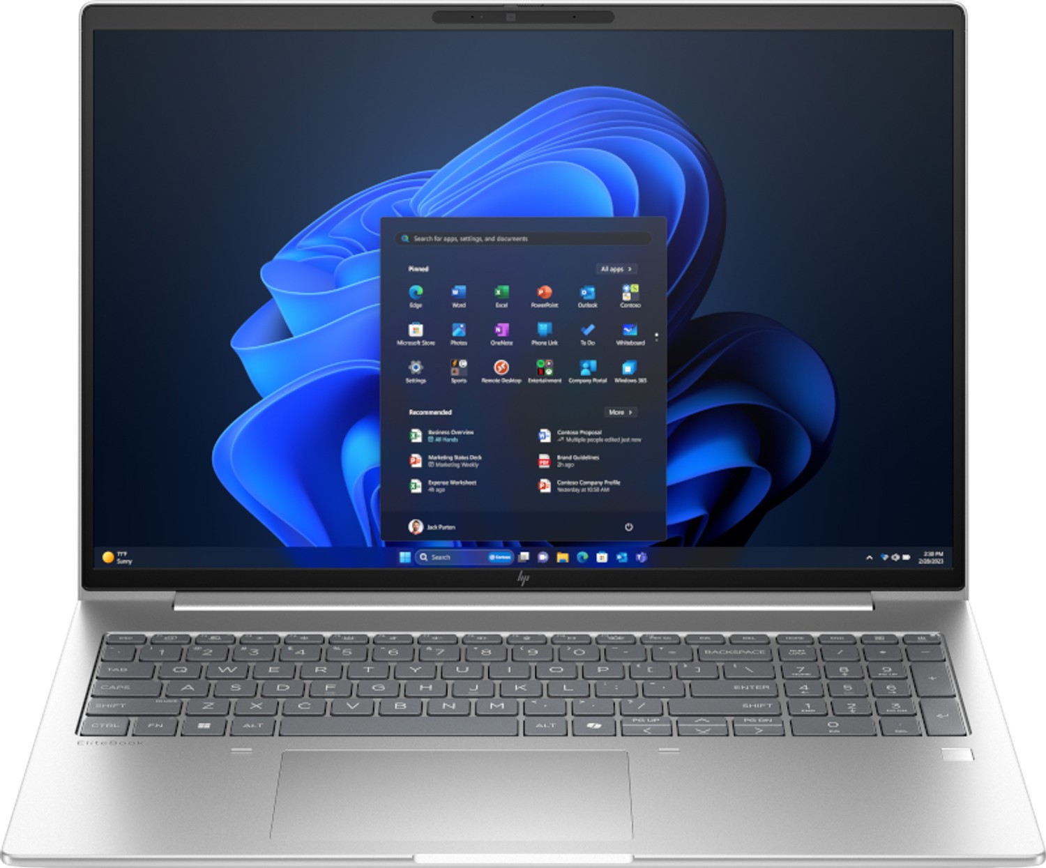 Hewlett Packard HP EliteBook 6 G1i AI PC Intel Core Ultra 5 225U Laptop 40.6 Cm (16") WUXGA 24 GB DDR5-SDRAM 512 GB SSD Wi-Fi 6E (802.11ax) Windows 11 Pro Silver
