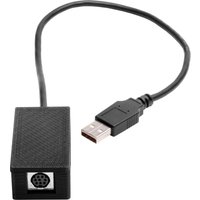 Black HP Foreign Interface Harness with USB connector and rectangular adapter box.