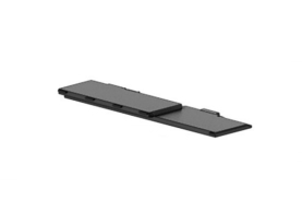 Black HP L86212-001 laptop spare part battery with a sleek design, featuring multiple connectors and a flat, rectangular shape for easy installation.