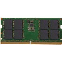 Green HP N38627-001 memory module, 16 GB DDR5, with black chips and gold connector edge.