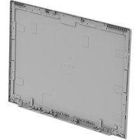 Gray HP N96938-001 laptop display cover with a rectangular shape and precise cutouts for hinges and ports.