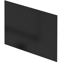 Black rectangular HP laptop screen panel, smooth surface, no visible connectors or branding.