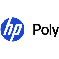 HP Poly Blackwire 3210 monaural USB-C headset with cushioned ear pad and USB-C/A adapter, black design.