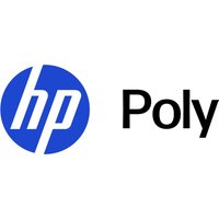 HP Poly Leatherette Ear Cushion Kit, black leatherette cushions with soft padding and sleek design.