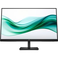 HP Series 3 Pro 23.8 inch FHD Monitor, slim black bezel, matte screen, rectangular stand, green wave display.