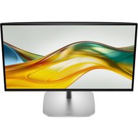 HP Series 5 Pro 27 inch QHD monitor with thin bezels, USB-C port, and sleek silver stand.