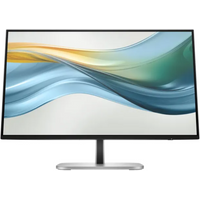 HP Series 5 Pro 524pu monitor, 24-inch IPS Full HD screen, slim black bezel, silver stand, USB-C port.