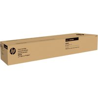 HP SS593A black toner kit in a long brown box with HP logo and product details printed on the side.