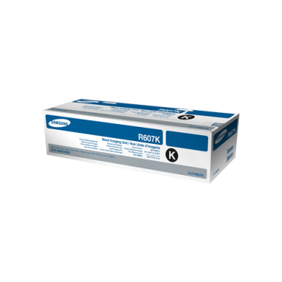 Black drum kit box labeled "HP SS660A/CLT-R607K," featuring a blue and white design, suitable for Samsung printers, with a yield of 75,000 pages as per ISO/IEC 19798.