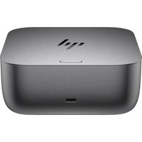 HP Thunderbolt 4 Ultra 280W G6 Dock, sleek gray finish, HP logo on top, front-facing USB-C port.
