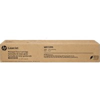 HP W9172MC yellow toner cartridge in brown rectangular box with black text and HP logo.