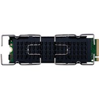 Black HP Z Turbo Drive 2TB SSD with metal brackets and green circuit board edges.