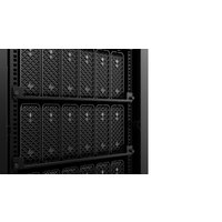 Black HP Z2 Mini G1i workstation with grid pattern front panel and compact rectangular design.