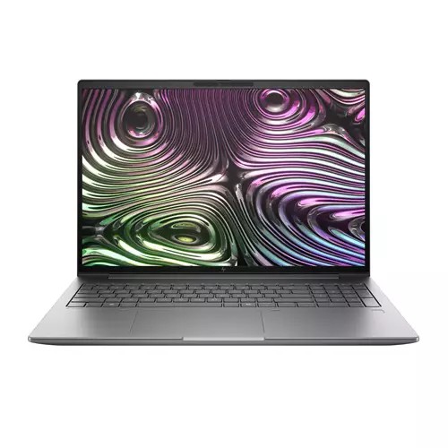HP Zbook X G1i mobile workstation in sleek black, featuring a 16" WUXGA display with vibrant, swirling colors, 64 GB DDR5-SDRAM, and 2 TB SSD for high-performance data science tasks.