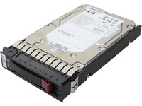 HPE 146GB 3G SCSI SAS hard drive with 15K RPM, featuring a 3.5-inch form factor, metal casing, and a hot-plug design for easy installation.