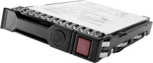HPE 1TB 3.5" internal hard drive with a black plastic casing, featuring a red release button, designed for 12G SAS connectivity and operating at 7200 RPM.