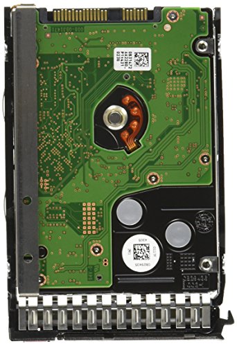 HPE 300GB 12G SAS hard drive with a green circuit board, metallic casing, and 15K RPM label, designed for enterprise use, featuring a 2.5-inch form factor.
