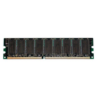 HPE 397415-B21 memory module featuring two 4 GB DDR2 240-pin DIMMs, with a green circuit board and black memory chips arranged in a row.