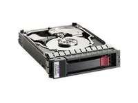 HPE 450GB 3G SAS hard drive in a black metal casing, featuring dual ports, designed for enterprise use, with a 15K RPM speed and 3.5-inch form factor.