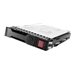 HPE 4TB SAS 12G hard drive in a black metal casing with a red label, featuring a sleek design and a 7.2K RPM speed, suitable for business-critical applications.