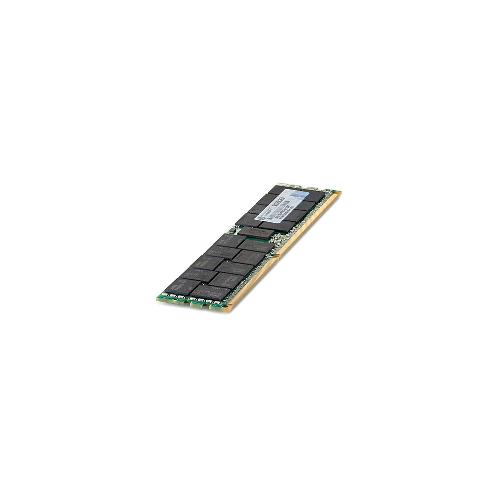 HPE 664691-001 memory module features an 8 GB DDR3 design, 1600 MHz speed, with a green and gold PCB and multiple black memory chips arranged on the surface.