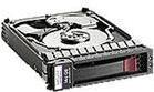 HPE 72GB 10K RPM Hot Plug SAS 2.5-inch internal hard drive with a sleek black casing and a red accent, designed for efficient data storage and quick access.