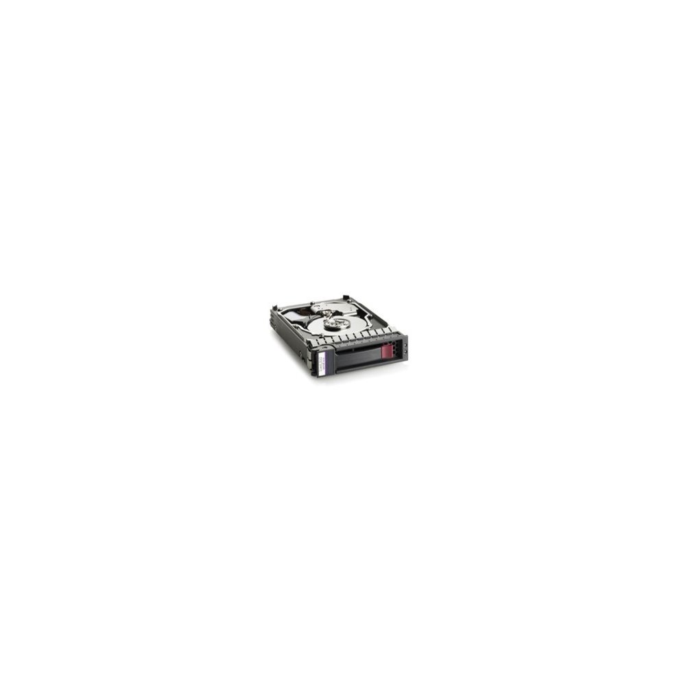 Black 3.5-inch internal hard drive with a single port, featuring a silver label, designed for hot plug capability, and operates at 15K RPM with a storage capacity of 72GB.