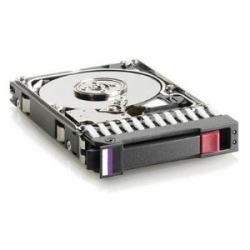 HPE 72GB 3.5" internal hard drive with a sleek black casing, silver metal components, and a vibrant purple and red release latch for easy installation.