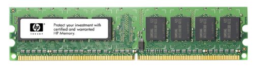 HPE 8GB DDR3-1333MHz memory module featuring a green circuit board with black memory chips and a white label displaying the HPE logo and warranty information.