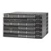 Black 1U managed L3 switch with 16 SFP+ ports and 2 slots, featuring a sleek metal design and multiple ventilation grilles for efficient cooling.
