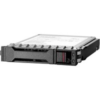 HPE 2.4TB SFF hard drive with black casing, silver top, and red label on the front panel.