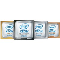 HPE Intel Xeon-Silver 4208 processor kit, silver casing, 2.1GHz, 8-core, 85W, with Intel logo on top.