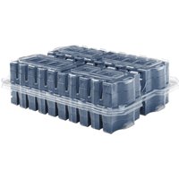HPE LTO-7 Ultrium 15TB data cartridges, 20 pack in eco-friendly blue cases, stacked in two rows.