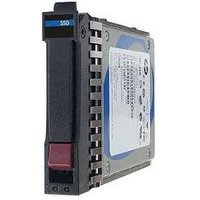 HPE 2.5" 800 GB SAS internal solid state drive with black casing, blue SSD label, and visible connector pins.