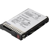HPE P09712-B21 2.5" 480GB SATA SSD with black casing, silver top label, and red latch.