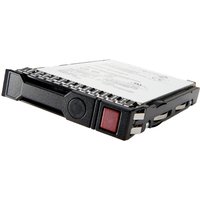 HPE P26354-B21 internal SSD, 1.6 TB SAS, black and silver casing with red latch and visible connector pins.