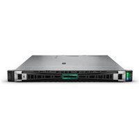 HPE ProLiant DL320 Gen11 server, sleek silver chassis, front panel with vents, and green HPE logo.