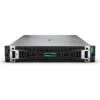 HPE ProLiant DL380 Gen11 server, silver and black, rack-mounted, with front panel vents and LED indicators.