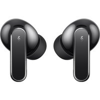 Black Huawei FreeBuds Pro 5 wireless in-ear headset with sleek design and glossy finish.