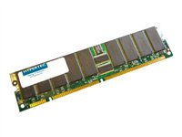 1GB DIMM memory module with a green circuit board, gold connectors, and multiple metal chips, labeled "Hypertec" on a white sticker.