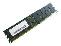 Hypertec 1GB PC2100 memory module featuring a green circuit board, eight black memory chips, and a white label with a barcode, designed for DDR 266 MHz systems.
