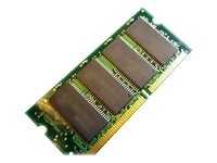 256 MB Hypertec SO DIMM 144-PIN SDRAM memory module featuring a green circuit board with four black memory chips and gold connectors along the bottom edge.