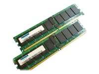 Two green circuit board memory modules, each labeled with "Hypertec" and featuring black memory chips, designed for DDR2 533 MHz, totaling 4GB.