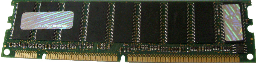 Hypertec 8GB memory module kit featuring two 4GB DDR 333 MHz sticks, with a green circuit board and black memory chips, designed for legacy systems.