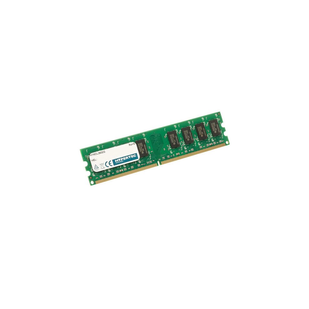 Green circuit board memory module with one 8GB DDR3 chip, featuring black memory chips and a blue Hypertec label, designed for 1333 MHz performance.