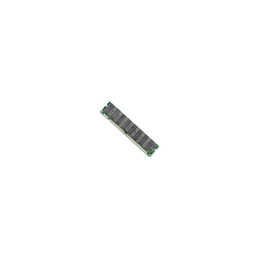 Green printed circuit board with eight black memory chips, labeled as Hypertec HYMAP03512, featuring 0.5 GB SDR SDRAM memory module design.
