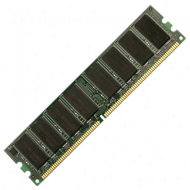 Green printed circuit board memory module with two 0.5 GB DDR chips, featuring gold connectors and eight black memory chips, labeled "Hypertec HYMDL9501G 1 GB DDR 333 MHz."