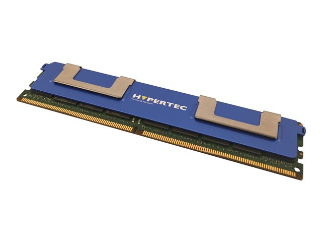 Blue memory module with silver heat spreaders, featuring 32 GB DDR4 capacity, 288-pin DIMM design, and ECC technology for enhanced data integrity.