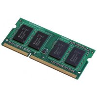 Green Hypertec DDR3 memory module with black chips, gold connectors, 2 GB capacity, 1066 MHz speed.